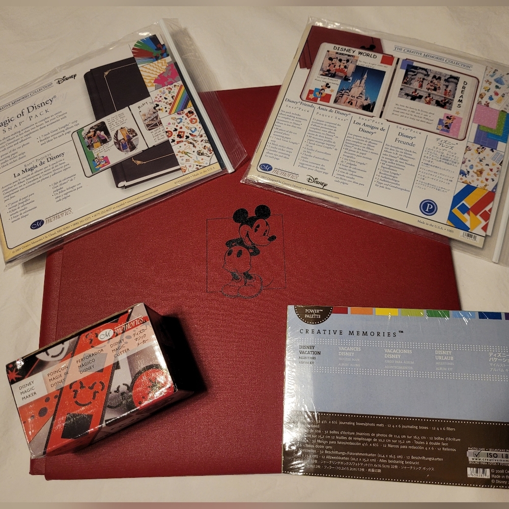 Disney scrapbook and accessories